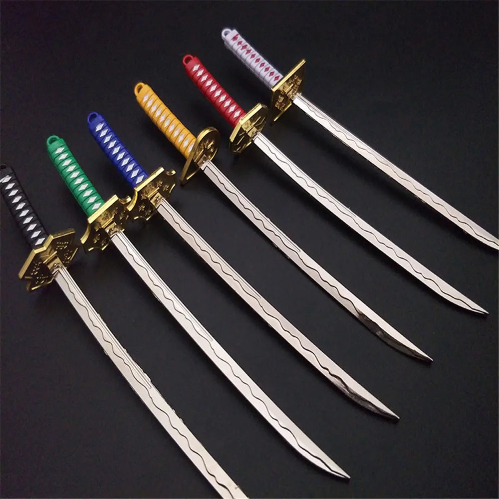 8 Styles Super Warrior Sword Keychain For Women Men Buckle Toolholder Scabbard Katana Sabre Car Keyrings Gift Key Chains Q-053