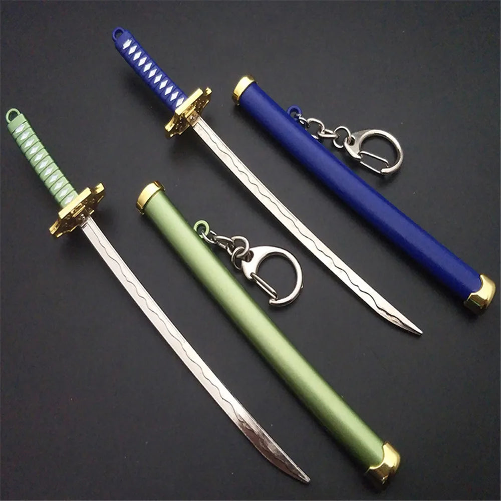8 Styles Super Warrior Sword Keychain For Women Men Buckle Toolholder Scabbard Katana Sabre Car Keyrings Gift Key Chains Q-053