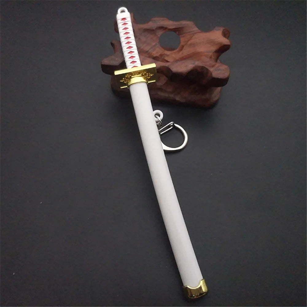 8 Styles Super Warrior Sword Keychain For Women Men Buckle Toolholder Scabbard Katana Sabre Car Keyrings Gift Key Chains Q-053