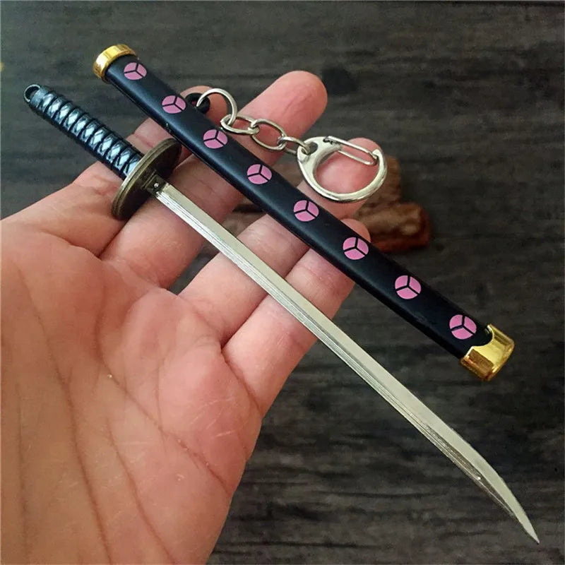 8 Styles Super Warrior Sword Keychain For Women Men Buckle Toolholder Scabbard Katana Sabre Car Keyrings Gift Key Chains Q-053