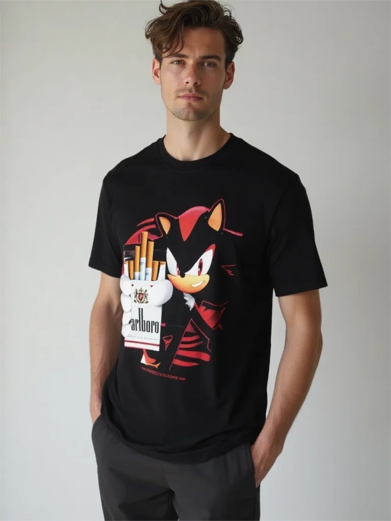 Ultimate Power Sonic Adventure t Shirt Unisex Vintage Graphic Tees Gothic Grunge Y2k Emo Scene Amity Affliction Style Clothes