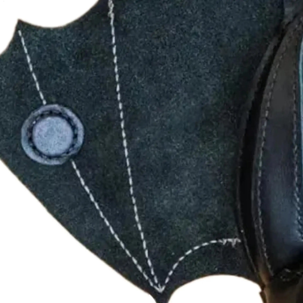 Coin Purse PU Leather Bat Gothic Bag Keychain Change Purse with Foldable Wings for Shopping Travel Work School Events Outdoor