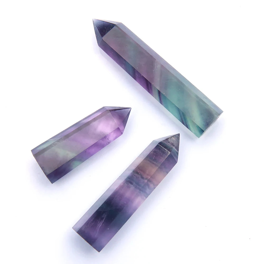Natural Stone and Crystals Point Wand Witchcraft Rose Quartz Amethyst Home Decor Mineral Reiki Healing Stones Crafts Room Decor