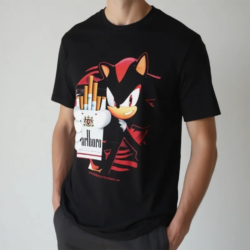 Ultimate Power Sonic Adventure t Shirt Unisex Vintage Graphic Tees Gothic Grunge Y2k Emo Scene Amity Affliction Style Clothes