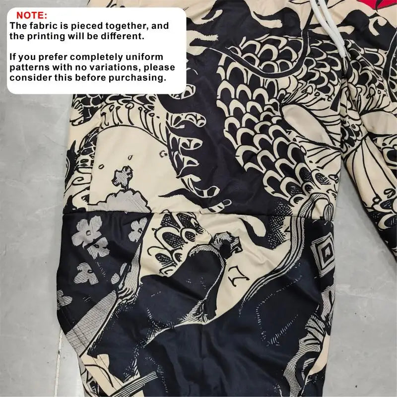 Summer Japanese Style Anime Dragon Print Cosplay Haori Yukata Top Adult Traditional Samurai Loose Kimono Cardigan for Men Women