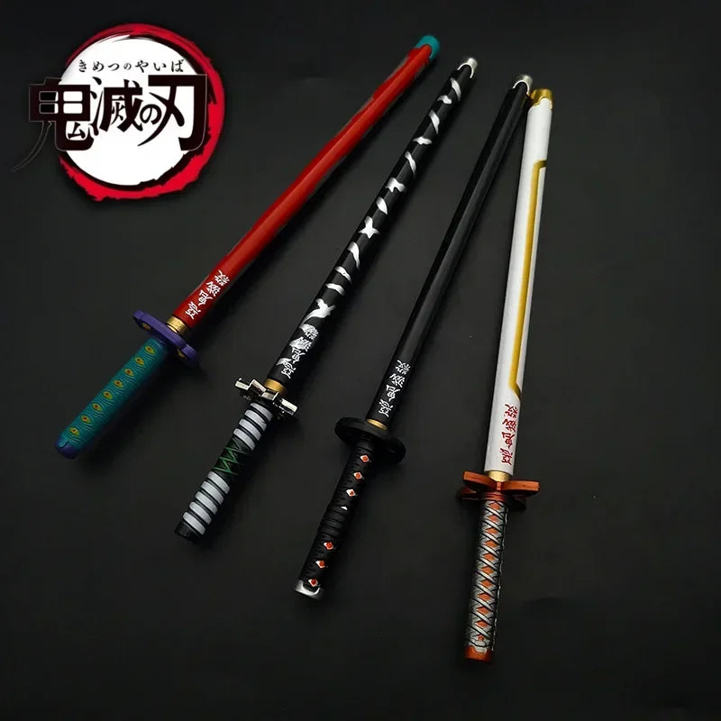 Japan Anime Demon Model Gel Pen Black Refill Cosplay Prop Kid Student Gift SlayerWeapon Sword