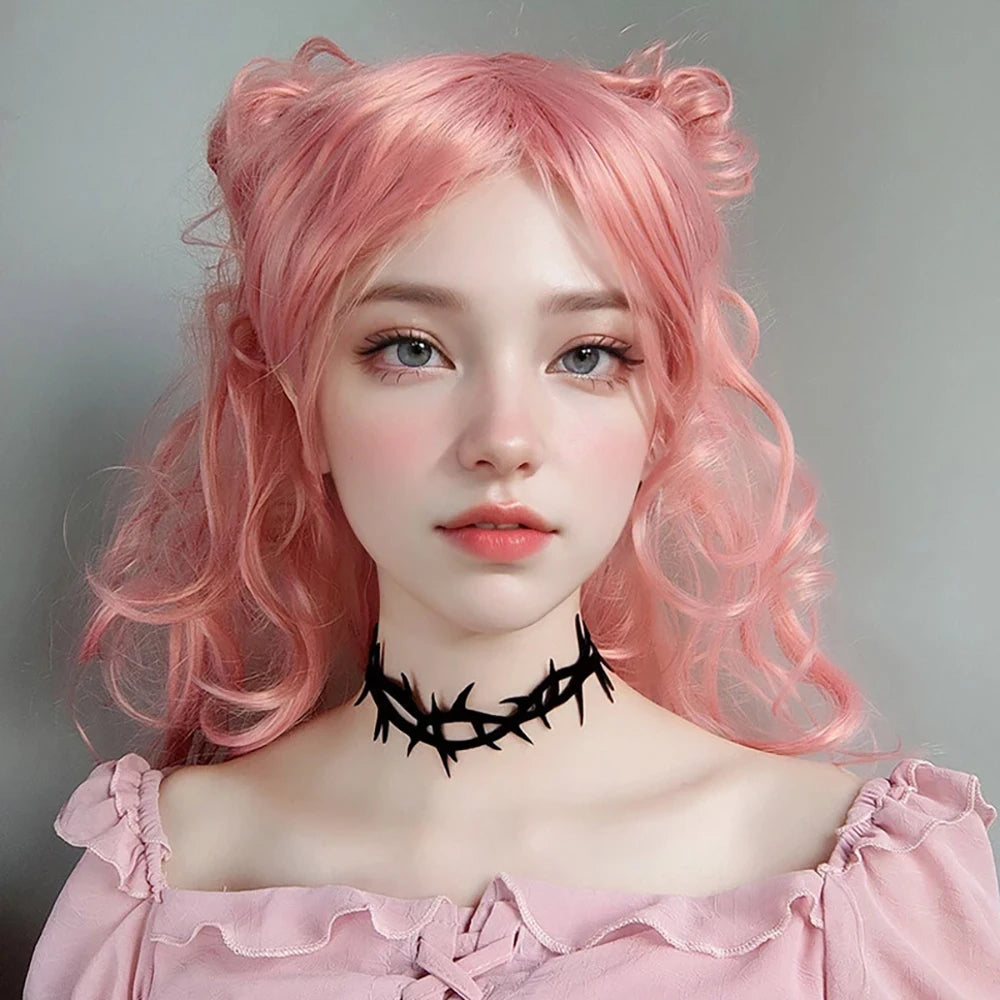 1PC Ladies' Gothic Style Rose Thorn Necklaces, Halloween Party Carnival Accessories, Multi-functional and Versatile Styles