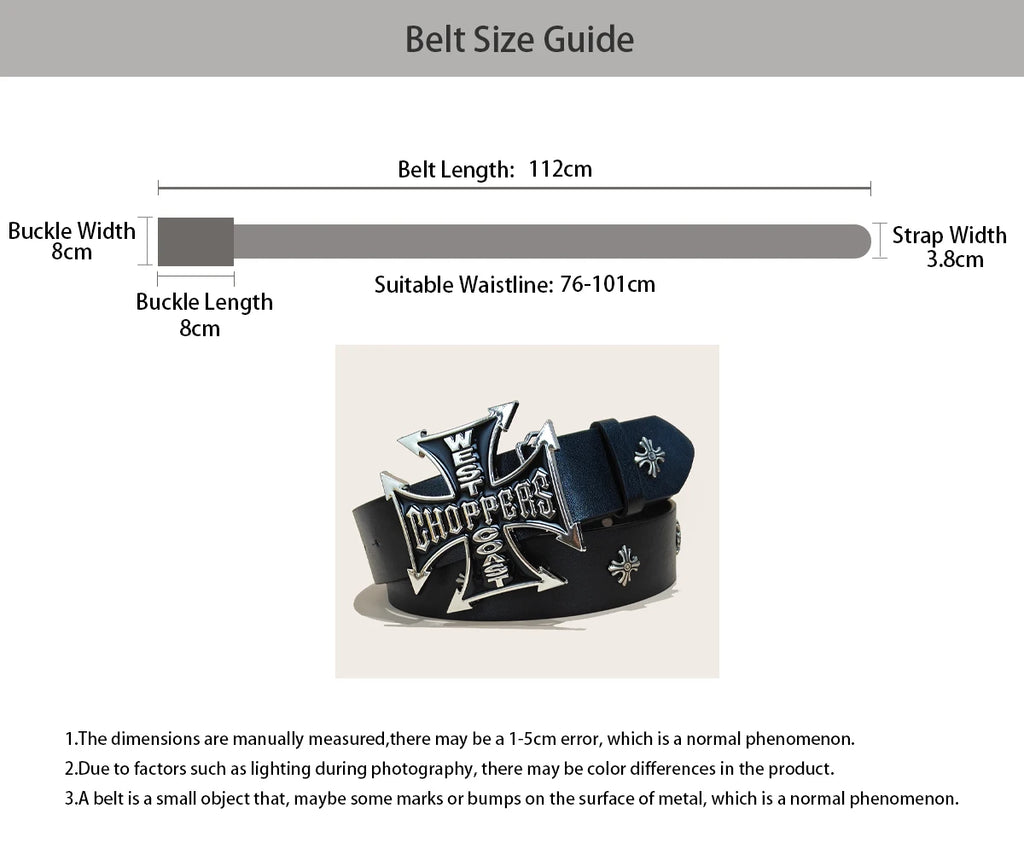 Studded Belt For Men and Women Y2K Belt Metal Punk Rock Style Rivet Plus Size Leather Belts with Cross Rivet for Jeans Pants