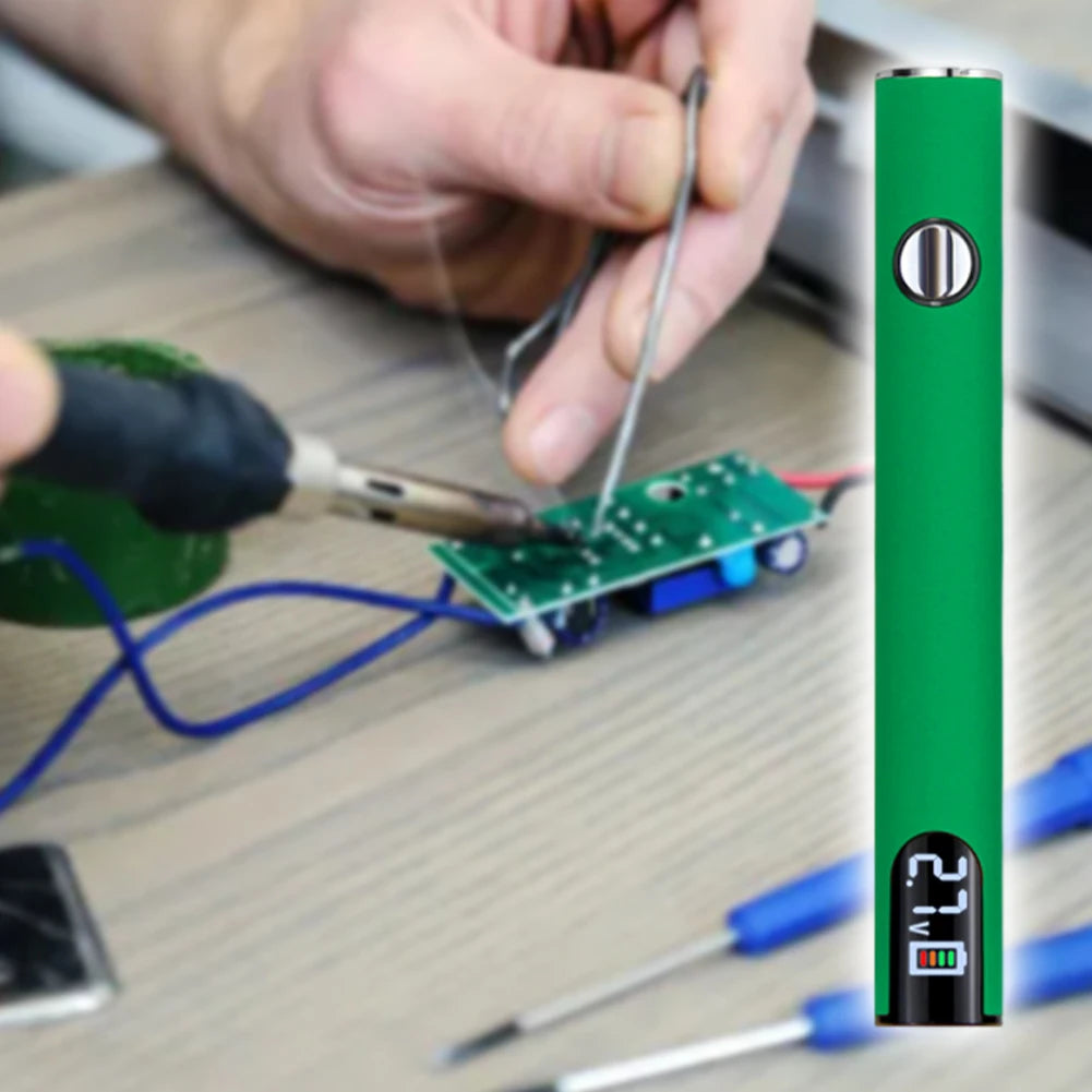 510 Thread Battery Cart Pen 650mAh Battery Smart Power Tool with USB Charger Cable Mini Battery Welding Tool Solder Repair Tools