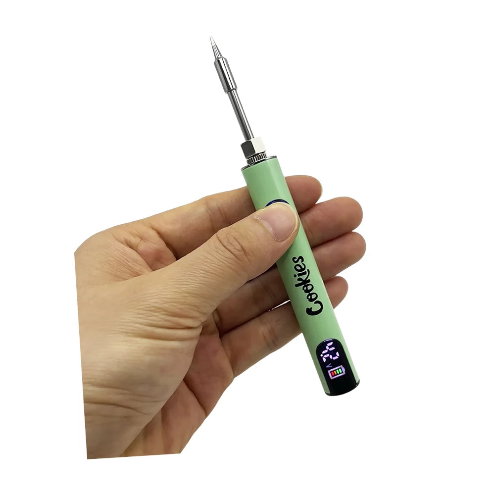 510 Thread Welding Heating Tool Pen Cookies Electric Soldering Iron 650mAh Battery LCD Display Screen Voltage Adjustable Battery