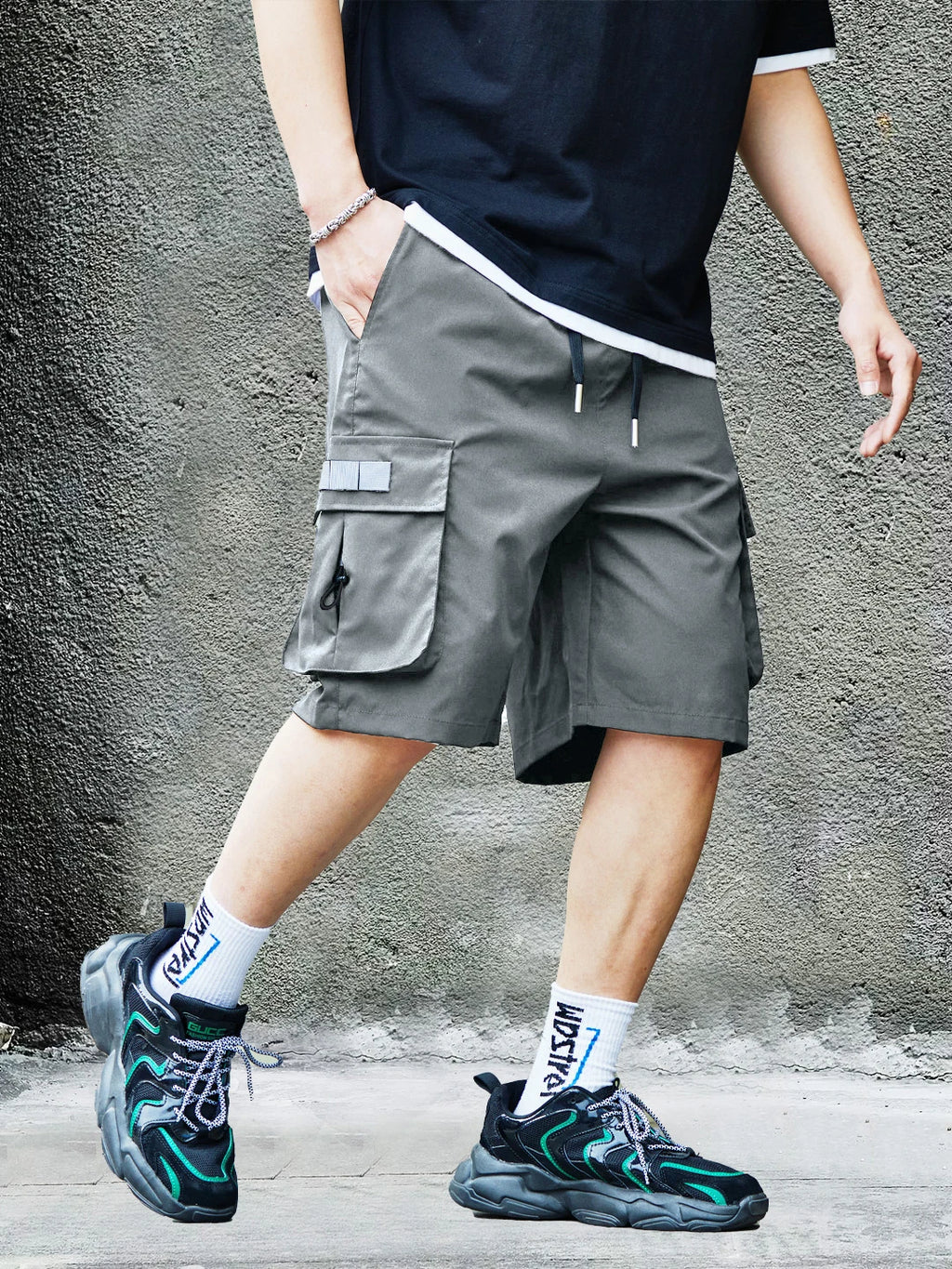 Men's Cargo Shorts, Outdoor, Travel, Casual Sports, Large Pockets, Durable and Comfortable Fabrics, Thin Shorts for Outings 17